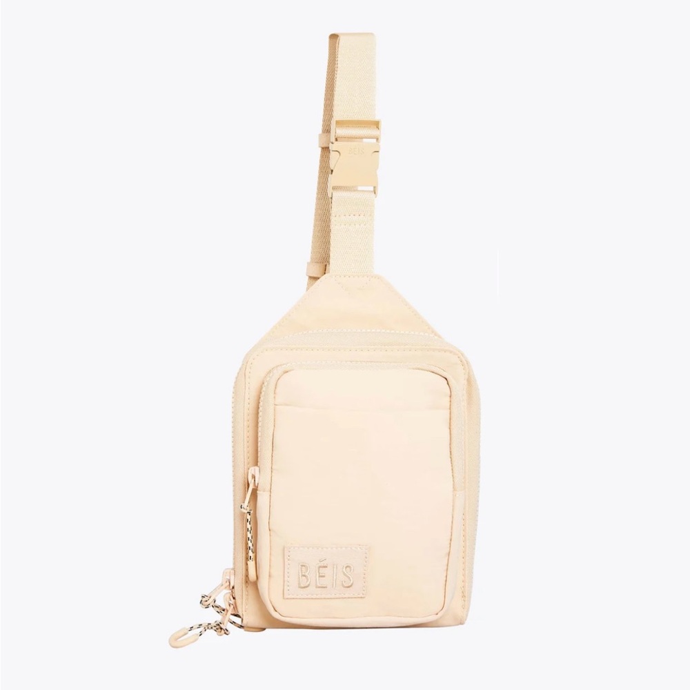 BEIS Beige Sports Sling Bag